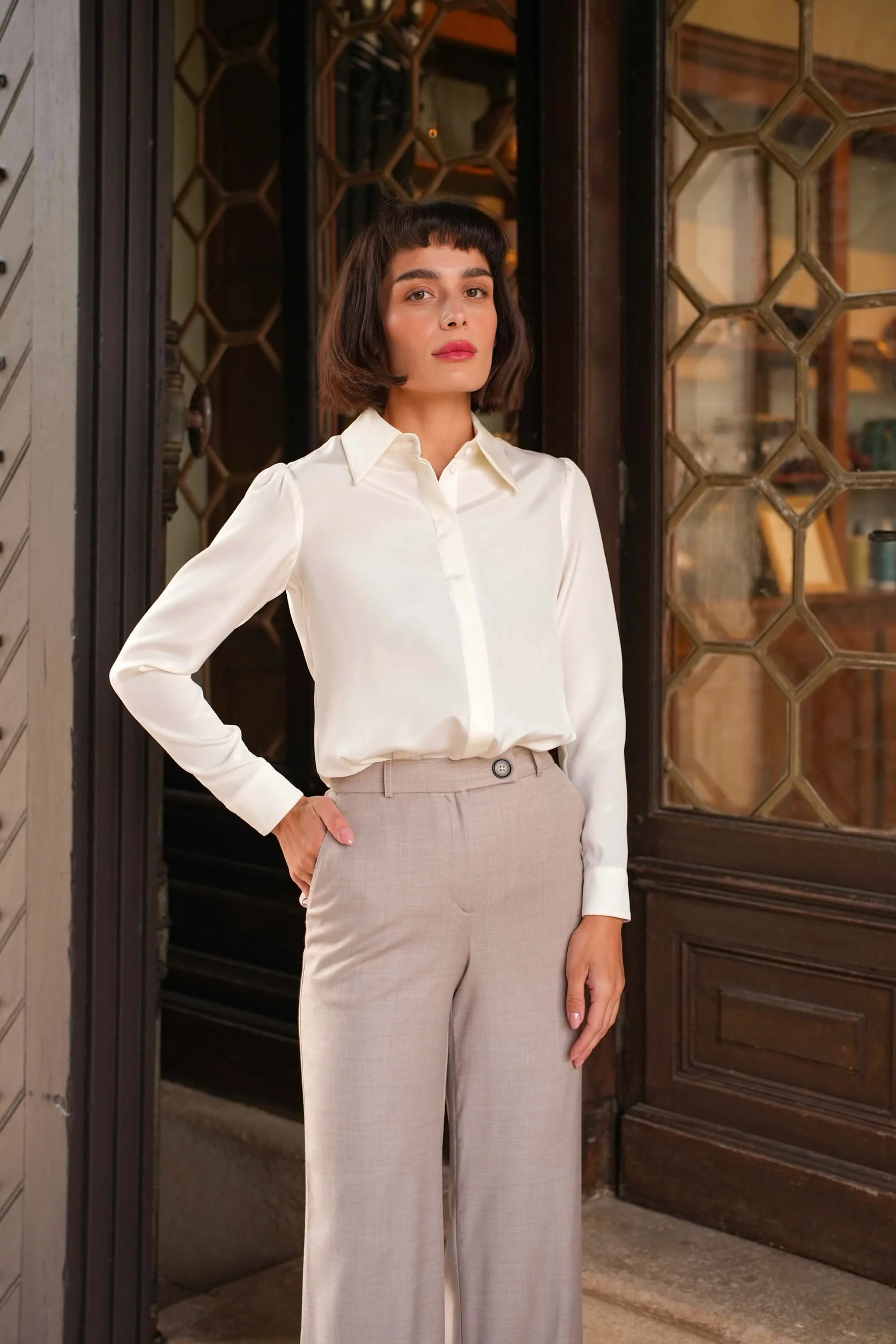Alexandra Silk Blouse - Image 3