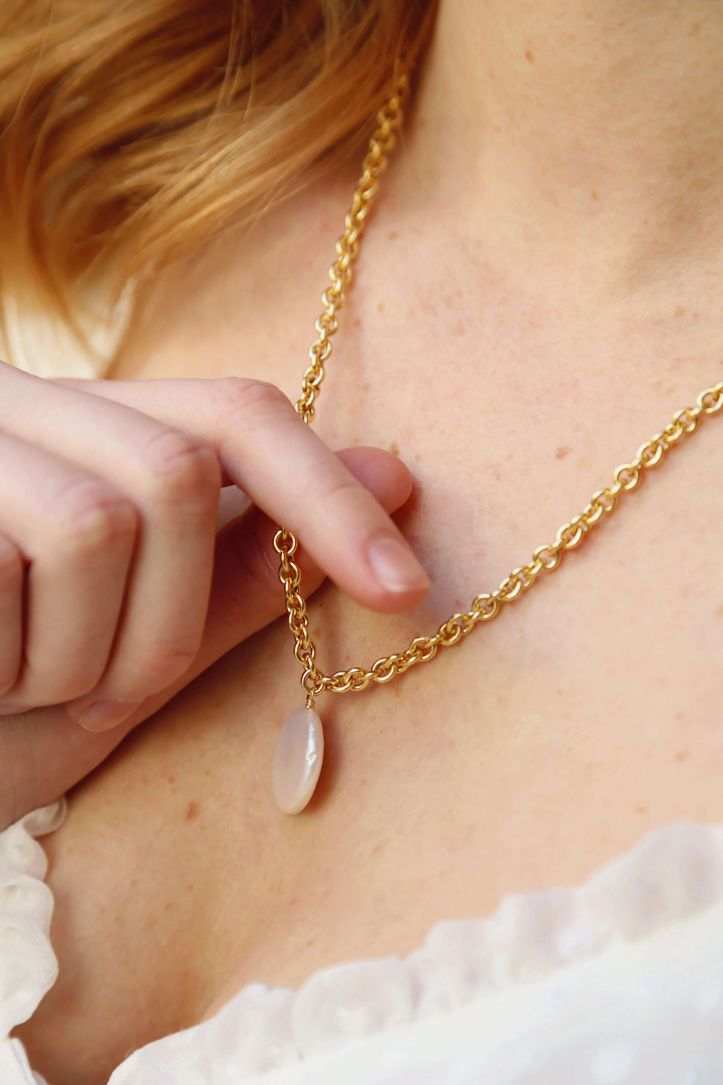 Clair de Lune Pearl Necklace - Image 3