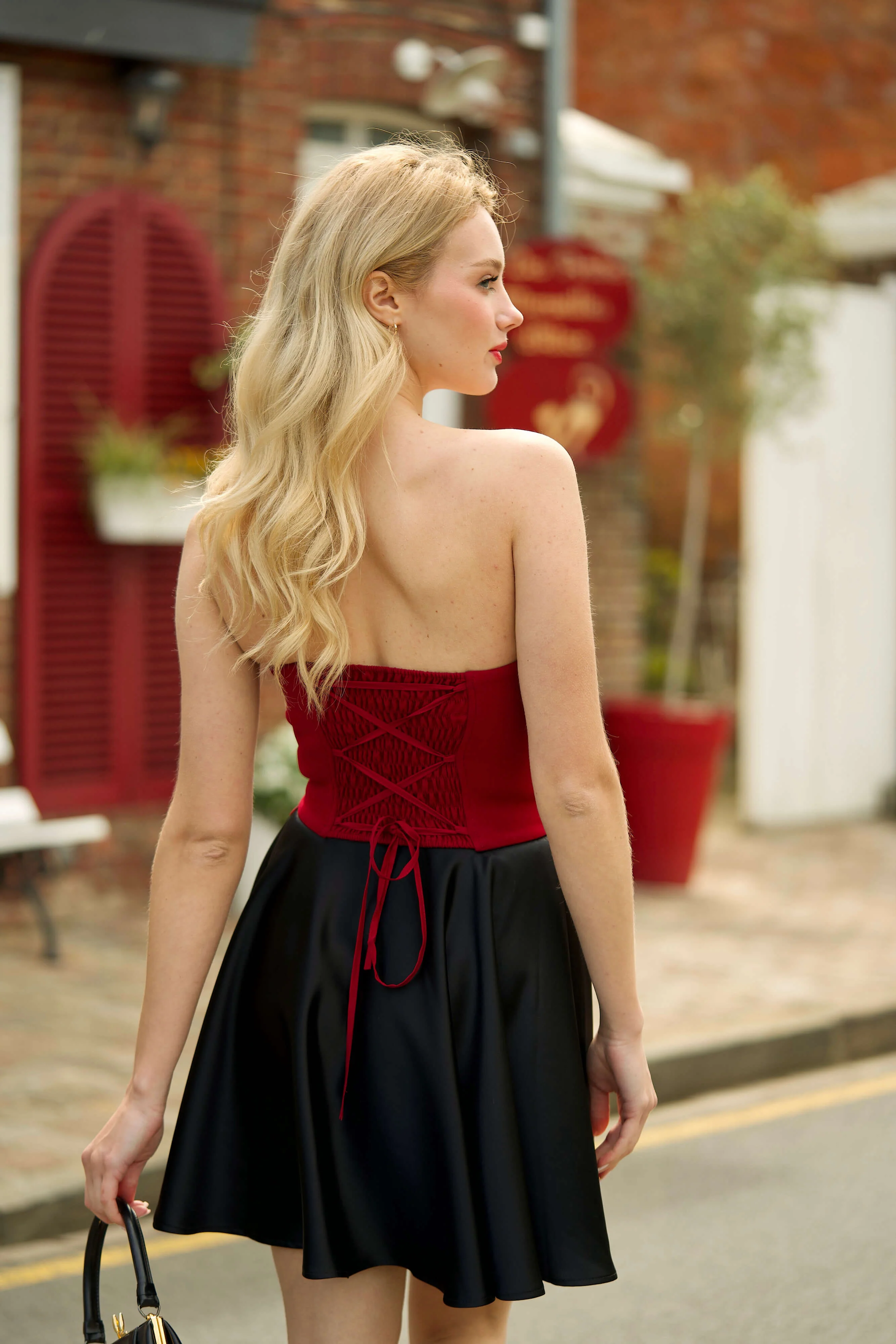 Eleanor Cropped Corset Top - Image 10