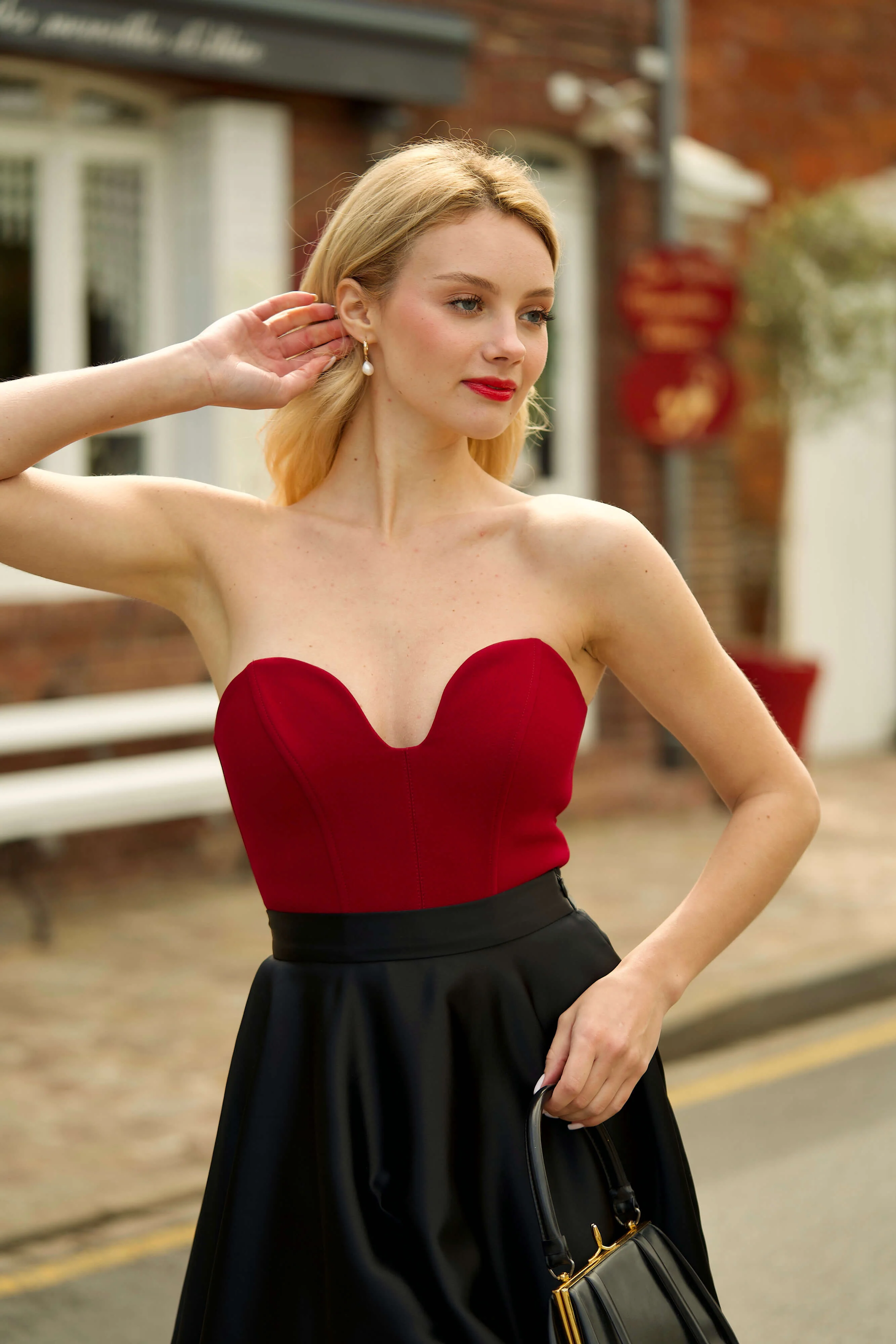 Eleanor Cropped Corset Top - Image 6