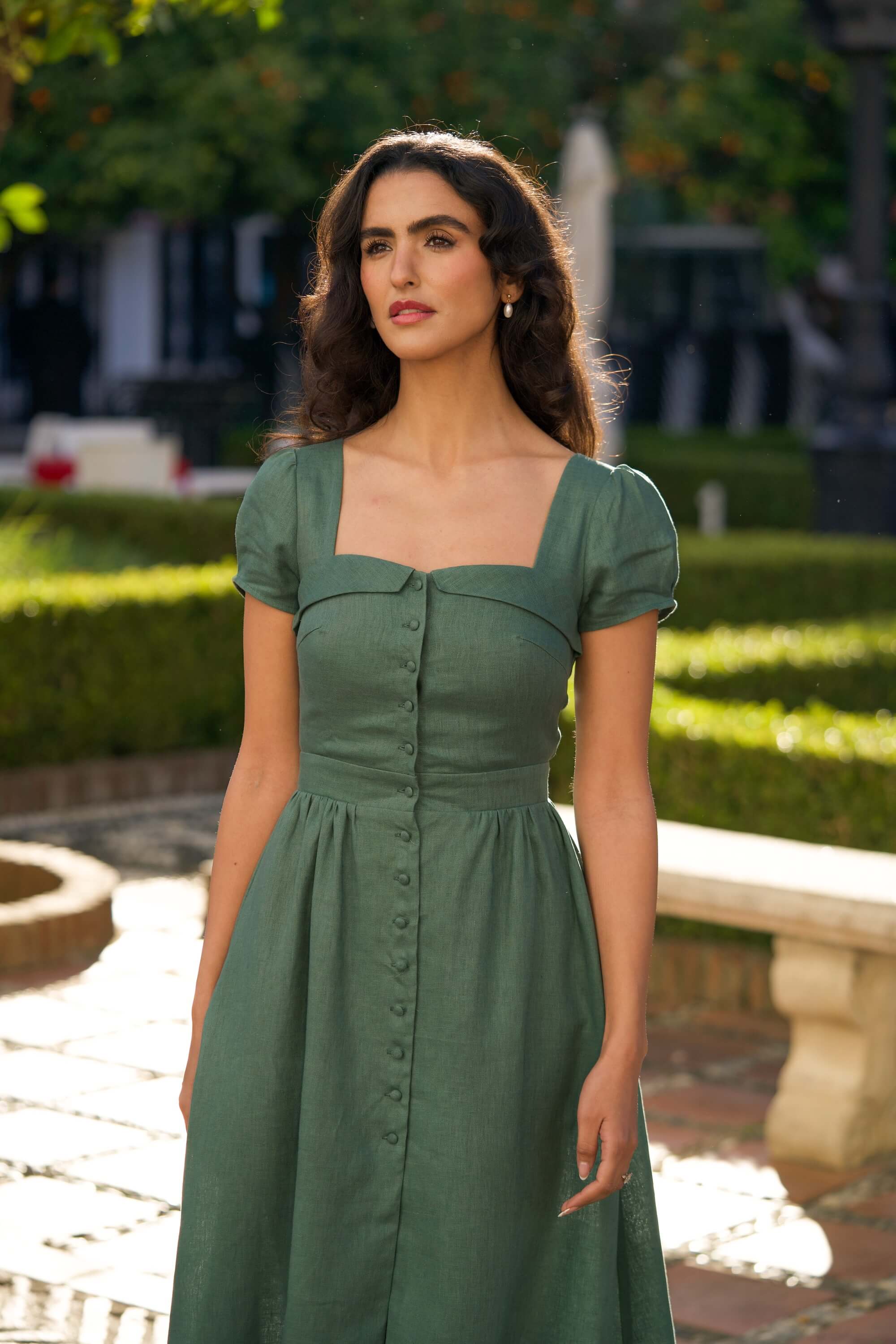 Estelle Button Down Dress - Image 3