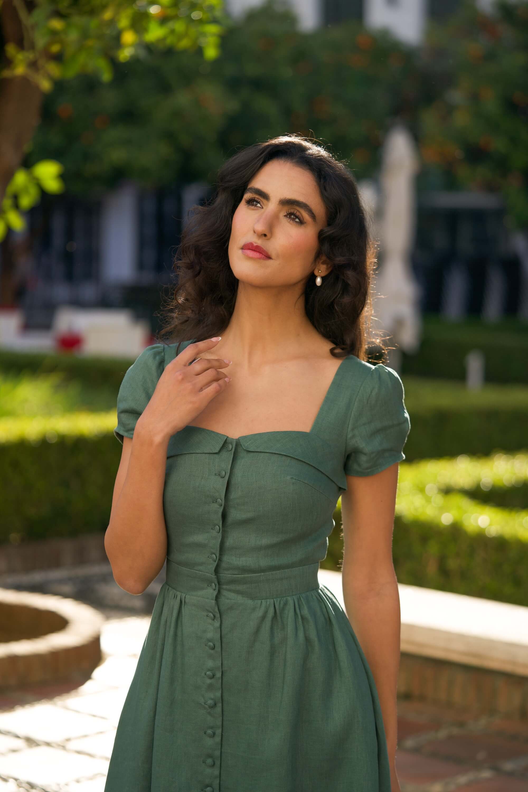 Estelle Button Down Dress - Image 5