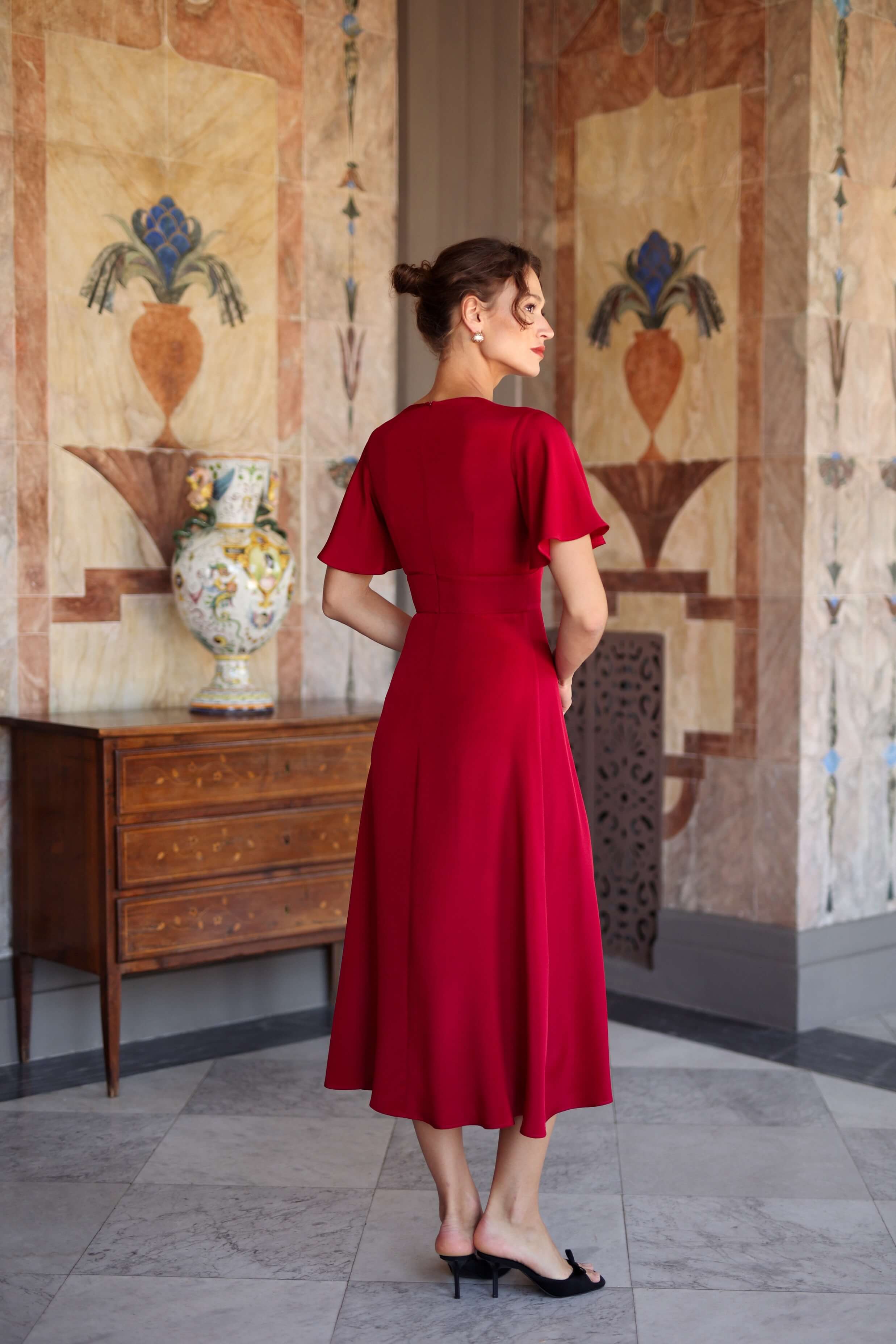 Coralie Silk Dress - Image 11