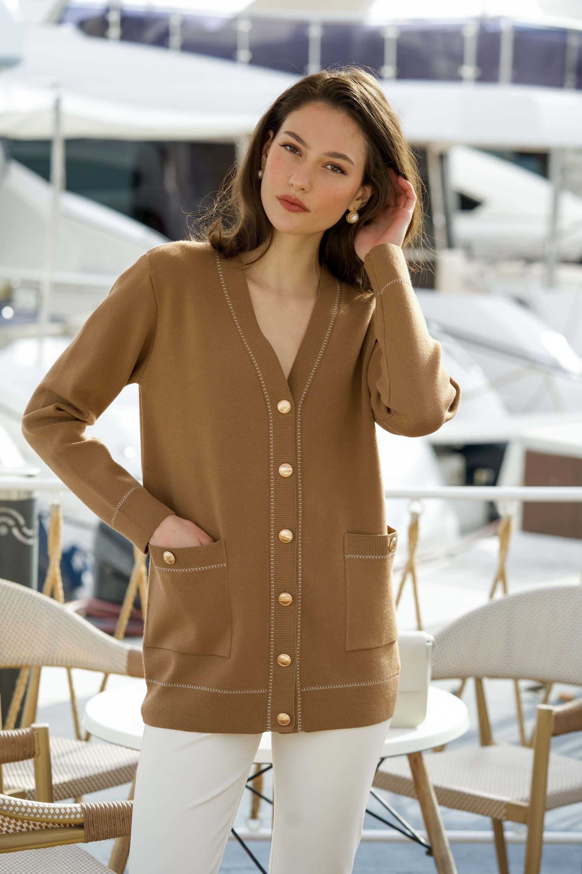 Thea Long Cardigan - Image 9