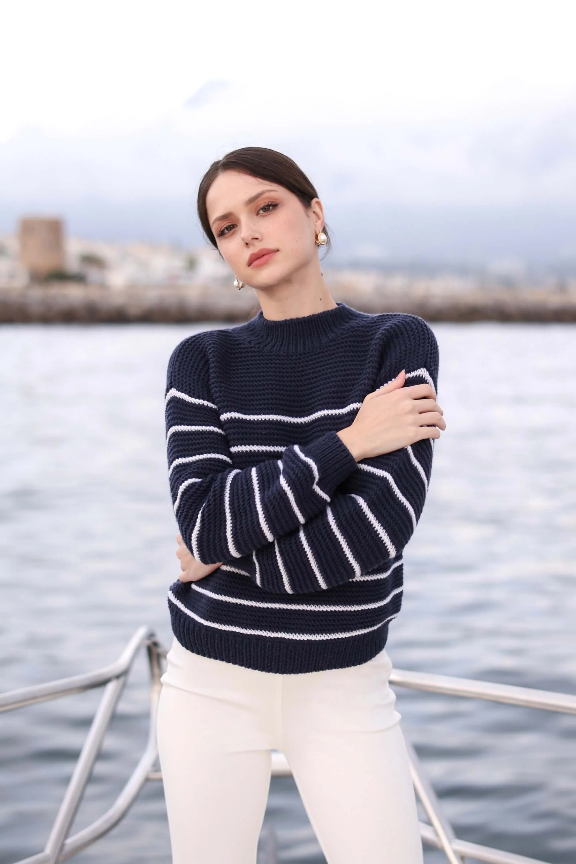 Marine Merino Wool Sweater - Image 10