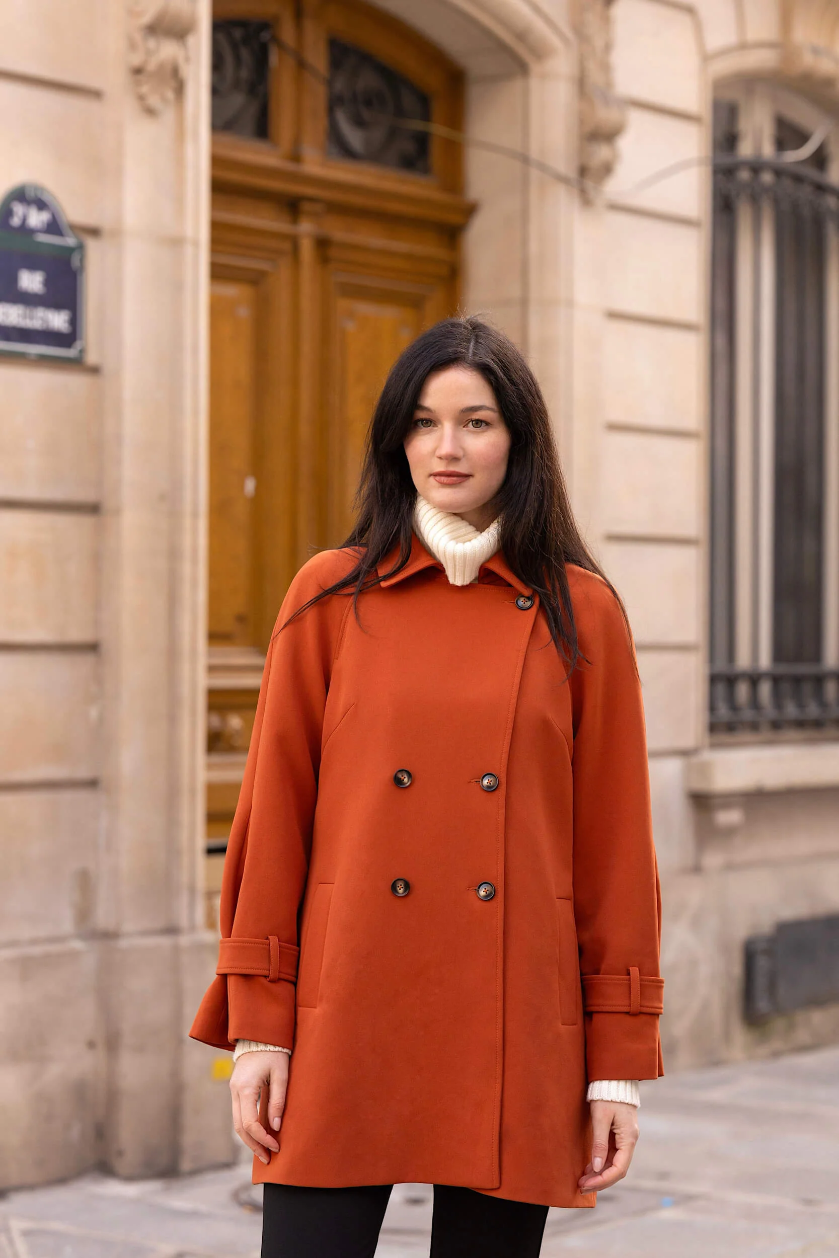 Francine Short Trench Coat - Image 13