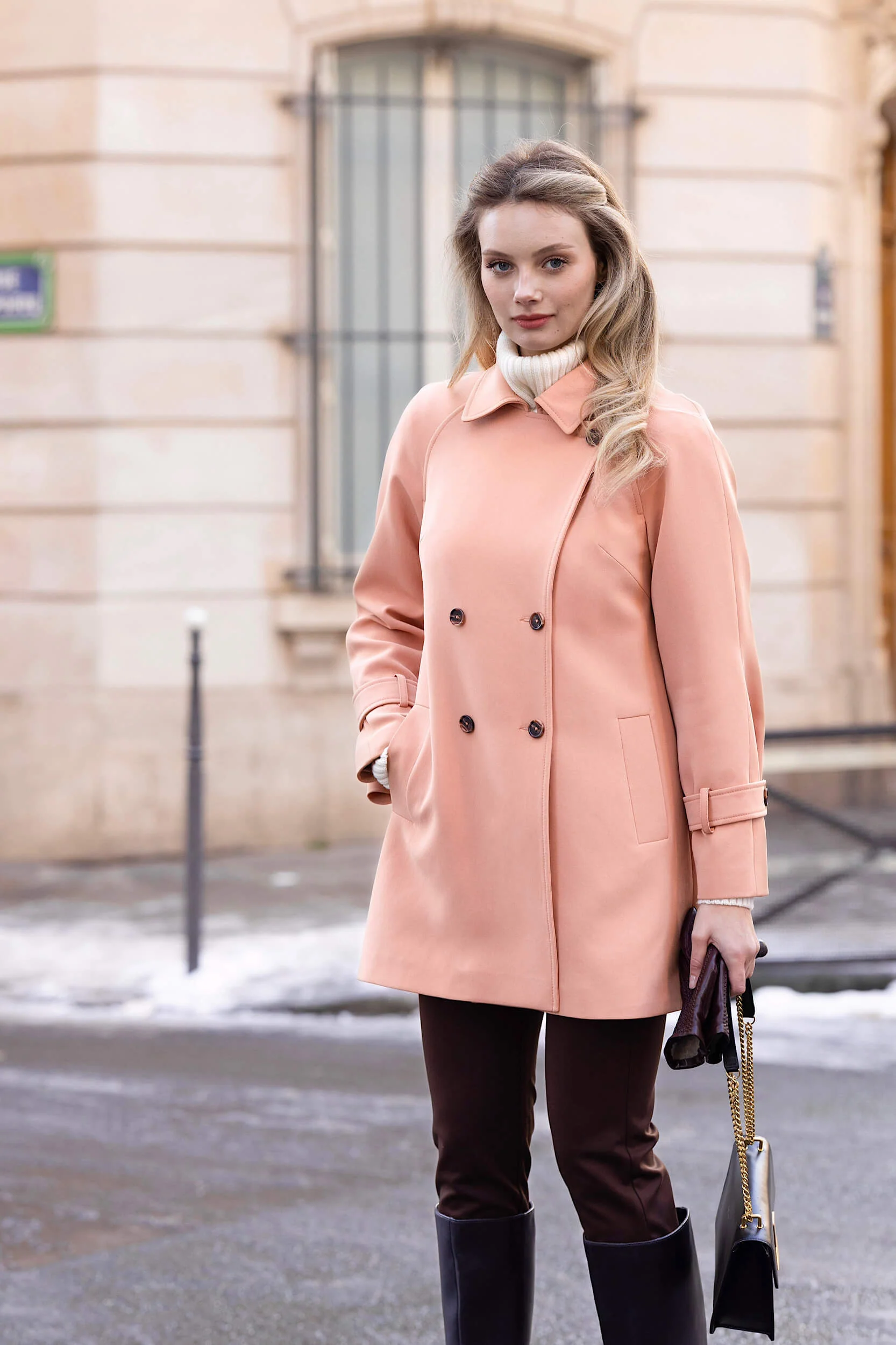 Francine Short Trench Coat - Image 16