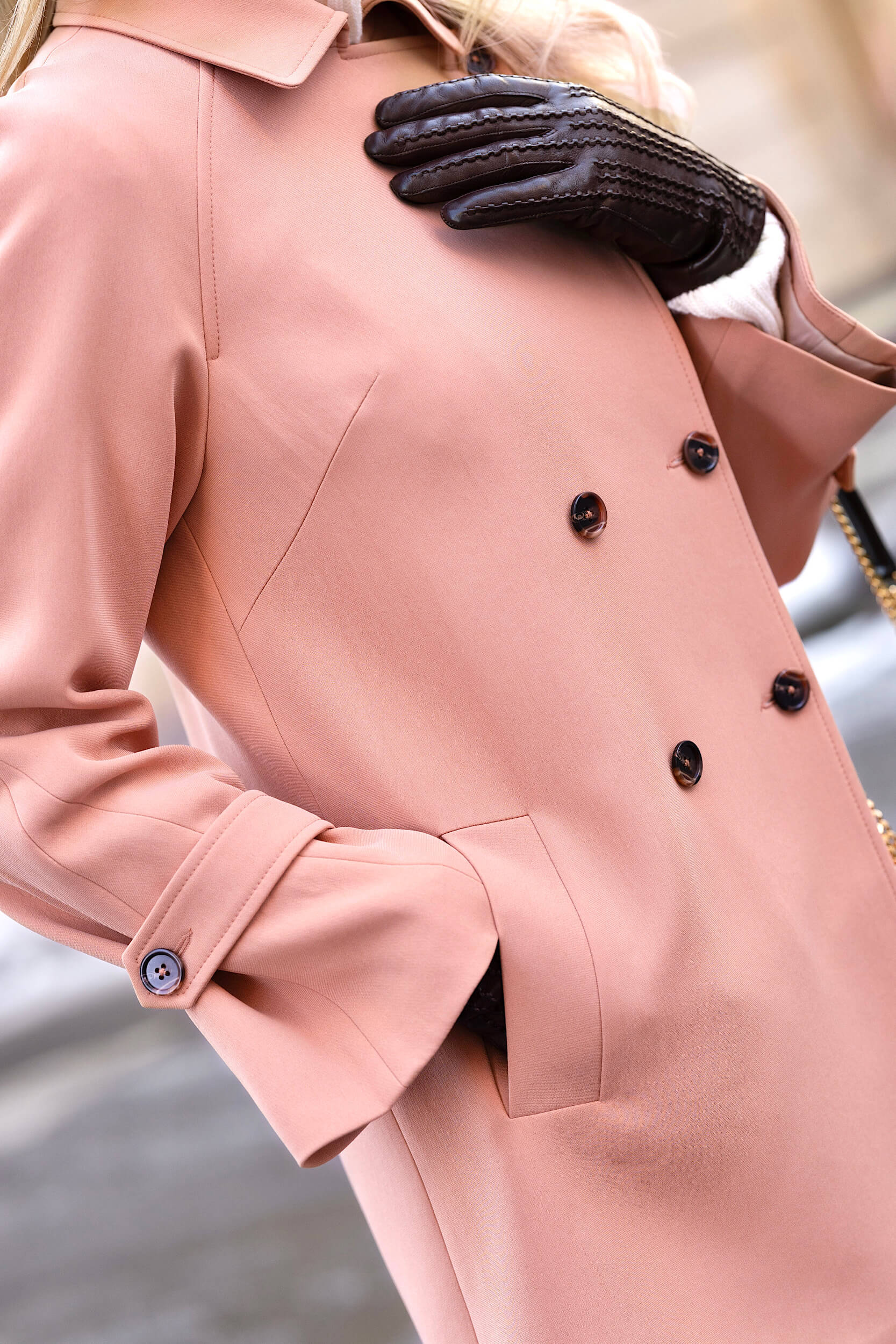 Francine Short Trench Coat - Image 17