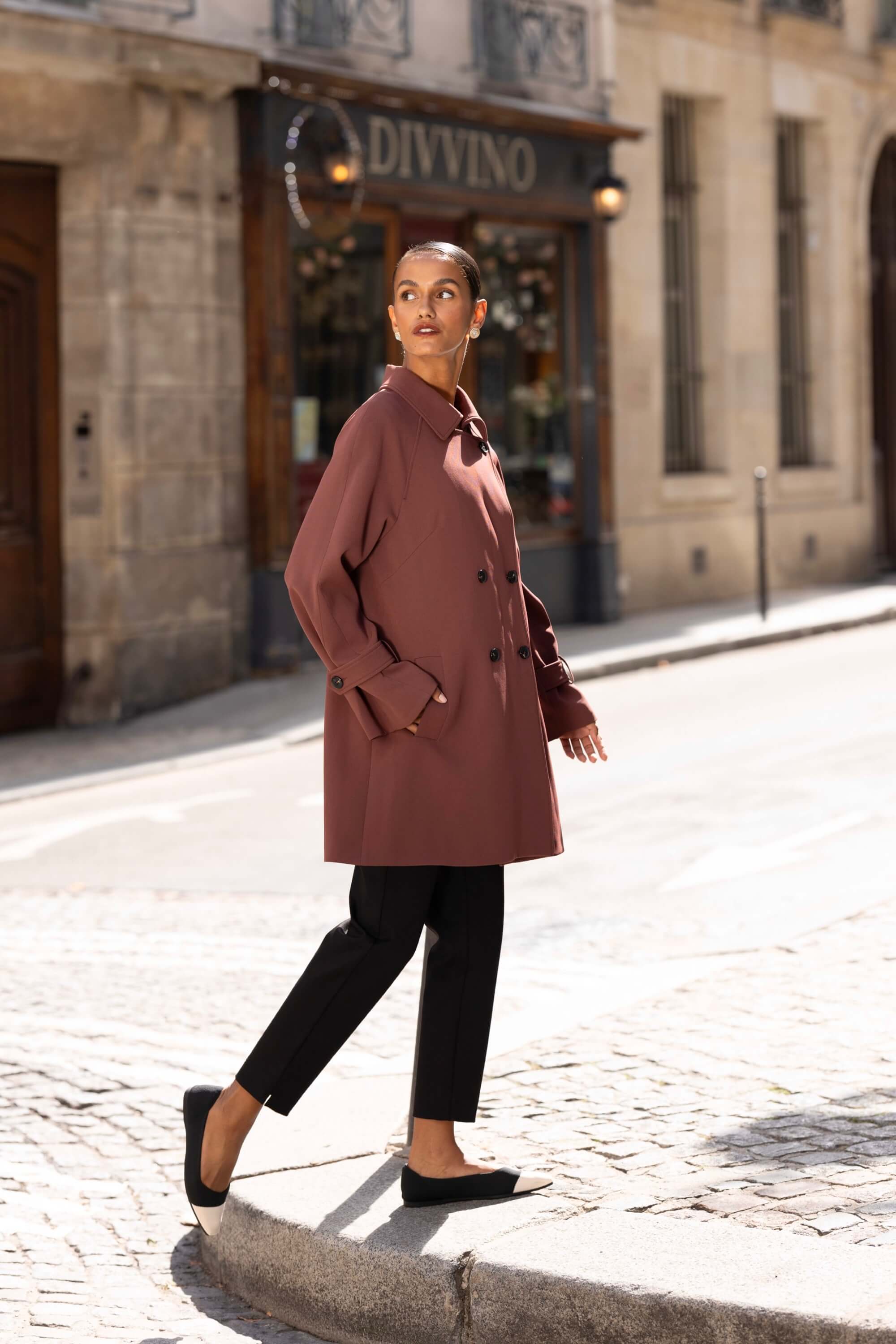 Francine Short Trench Coat - Image 26