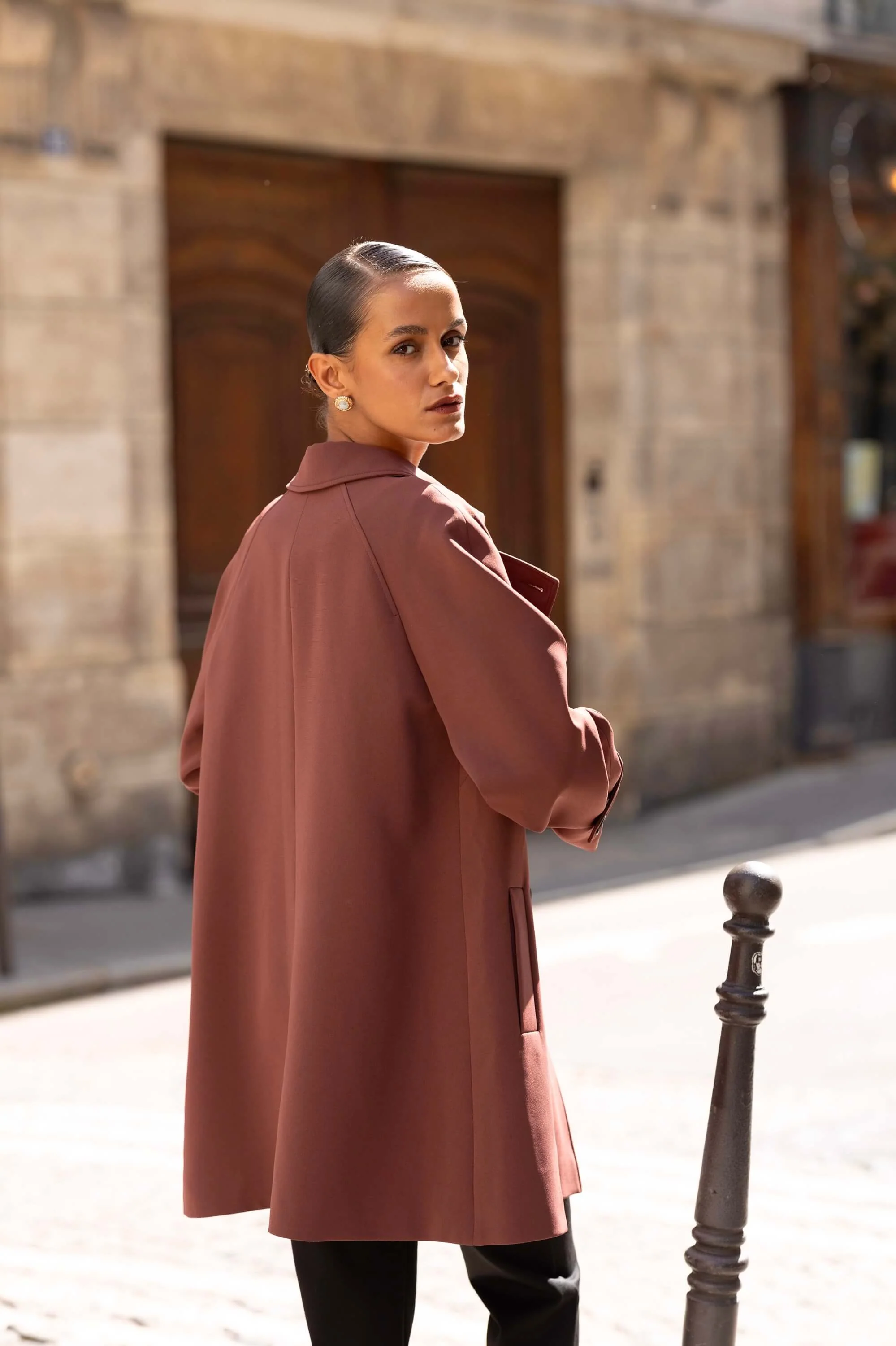 Francine Short Trench Coat - Image 29