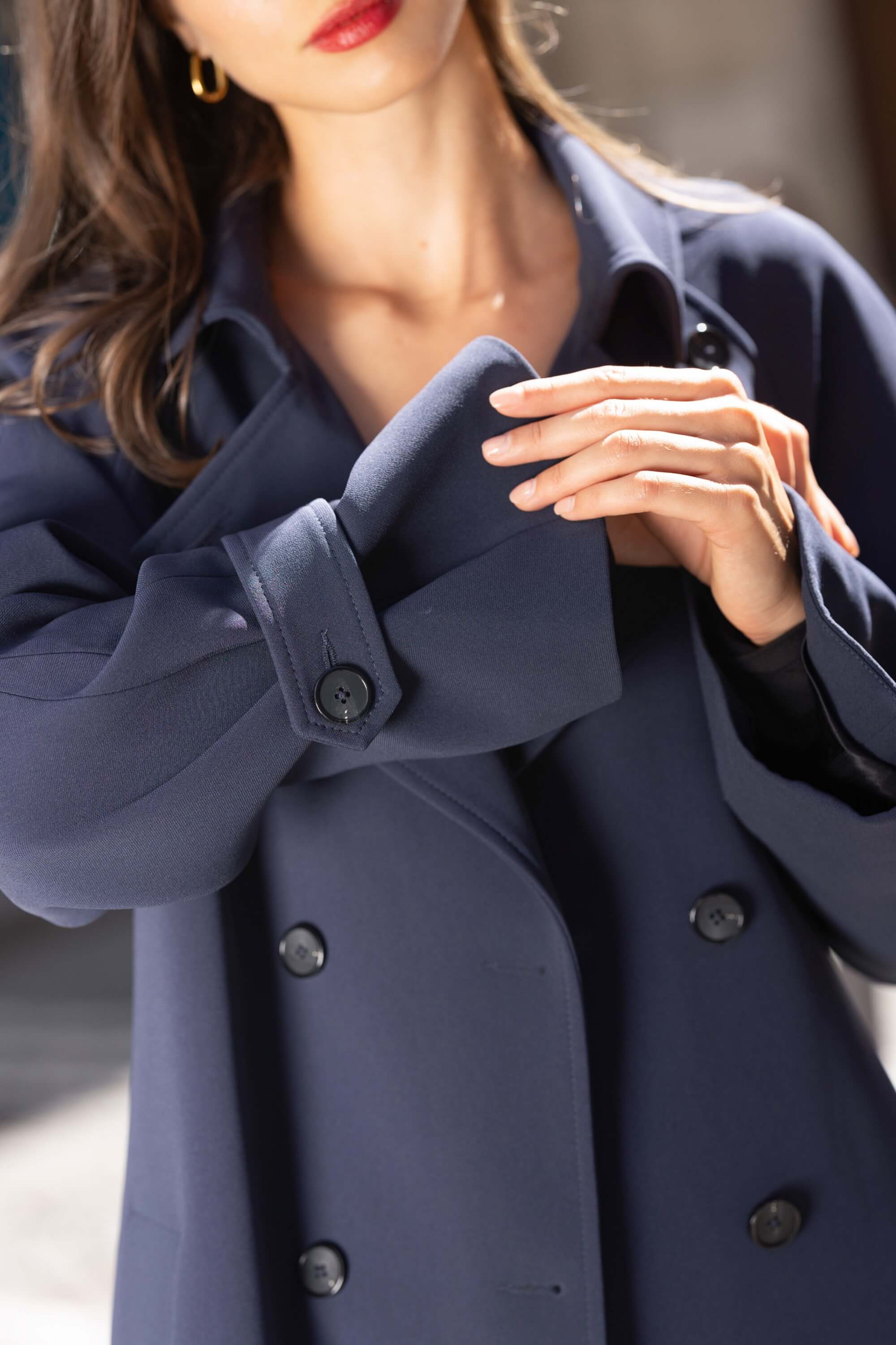 Francine Short Trench Coat - Image 35