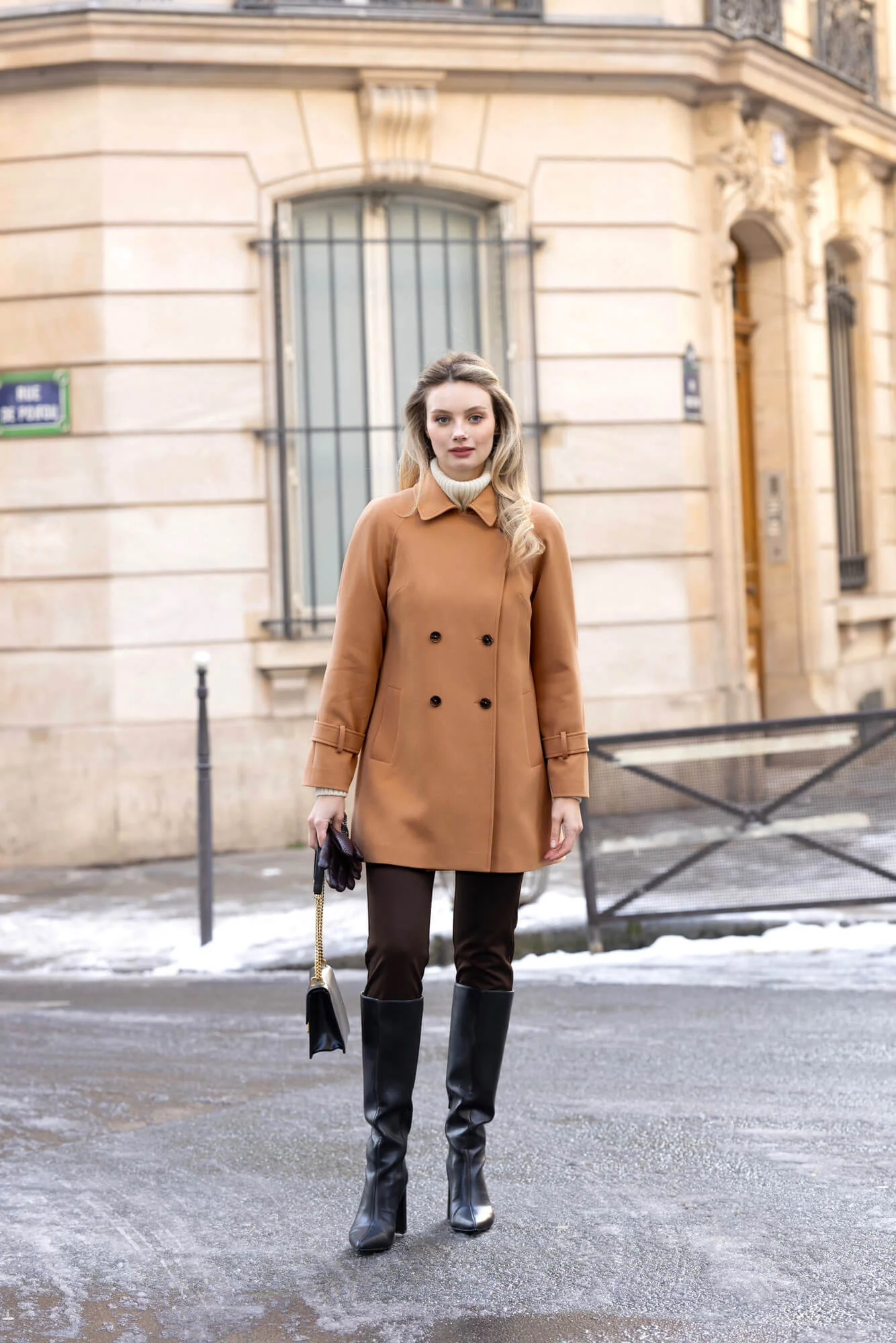 Francine Short Trench Coat - Image 9