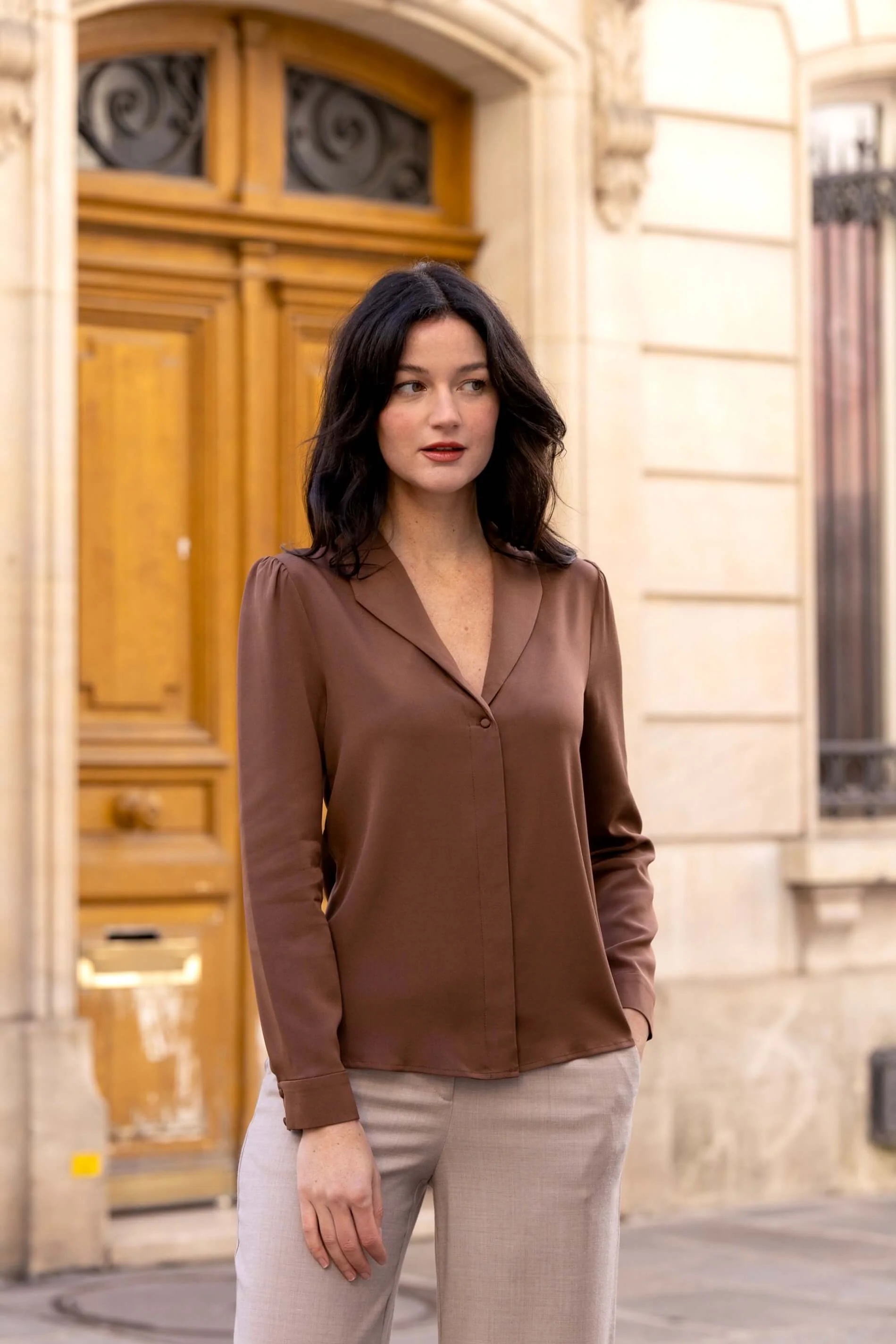 Rhea Silk Blouse - Image 6