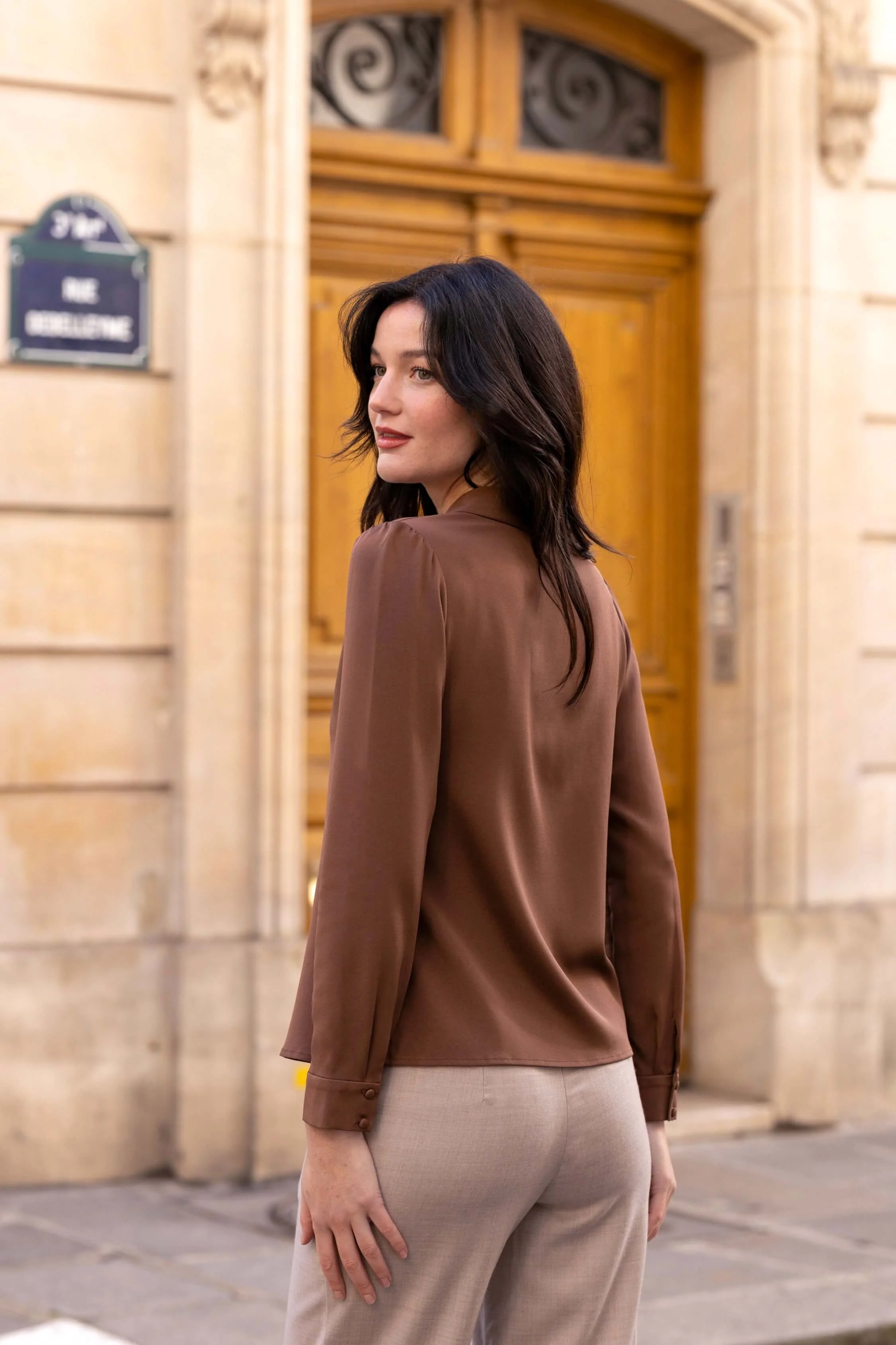 Rhea Silk Blouse - Image 8