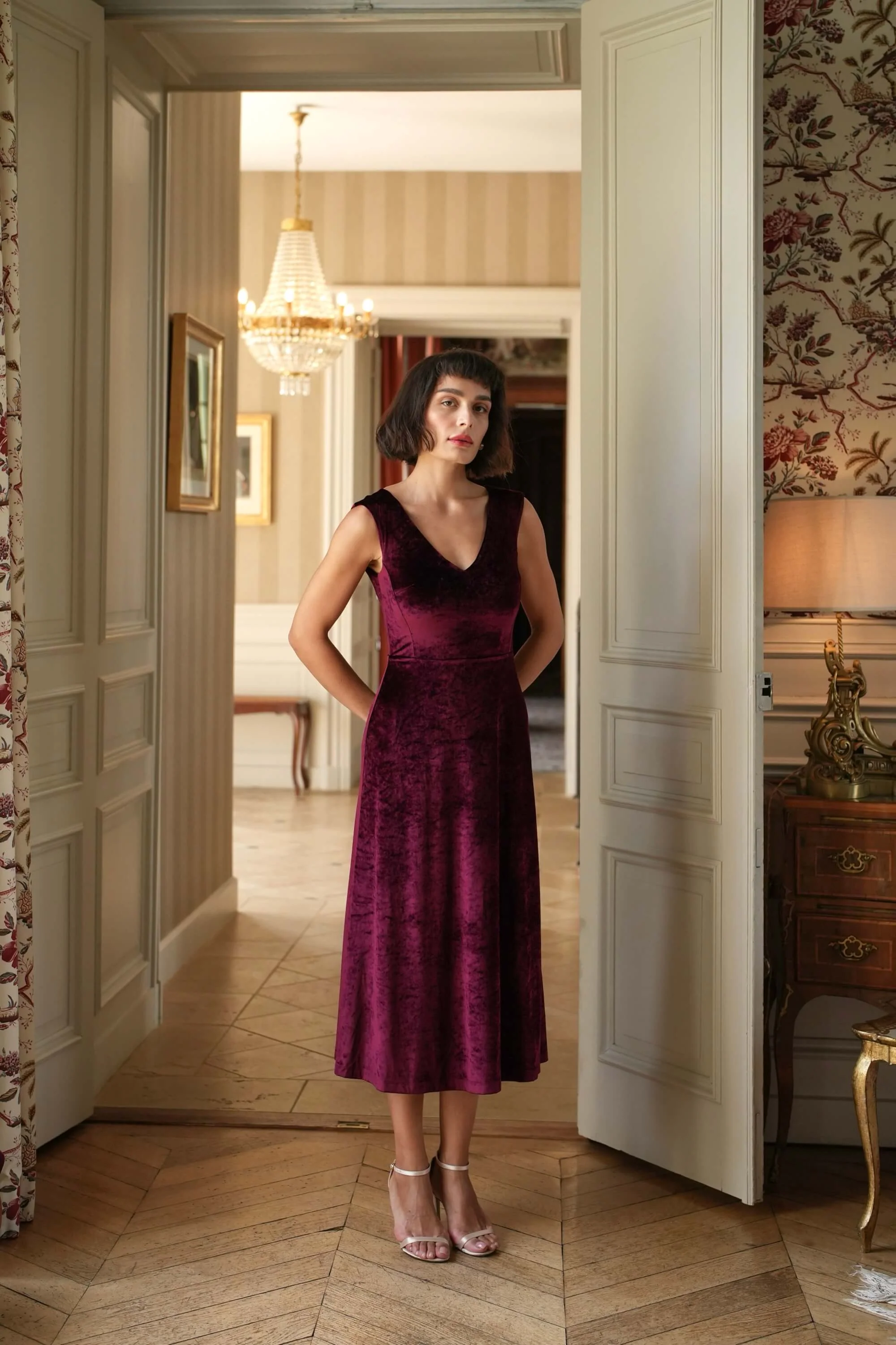 Emmelyn Velvet Dress - Image 3