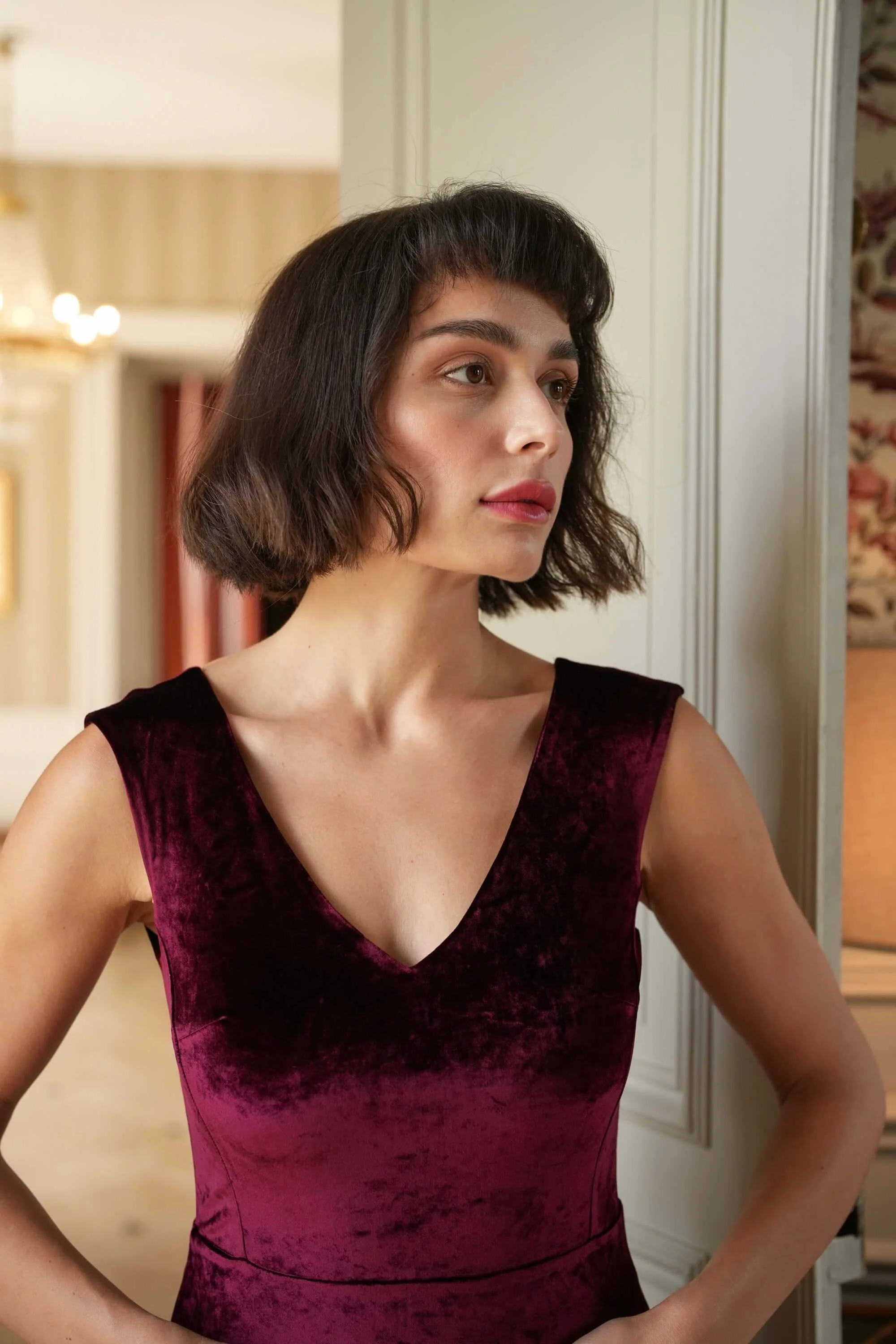 Emmelyn Velvet Dress - Image 6