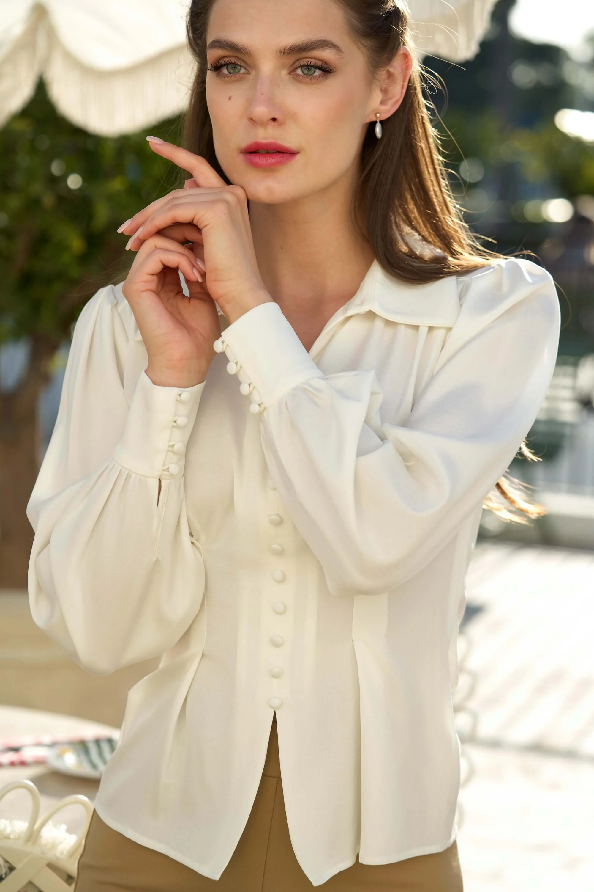 Posie Silk Blouse - Image 6