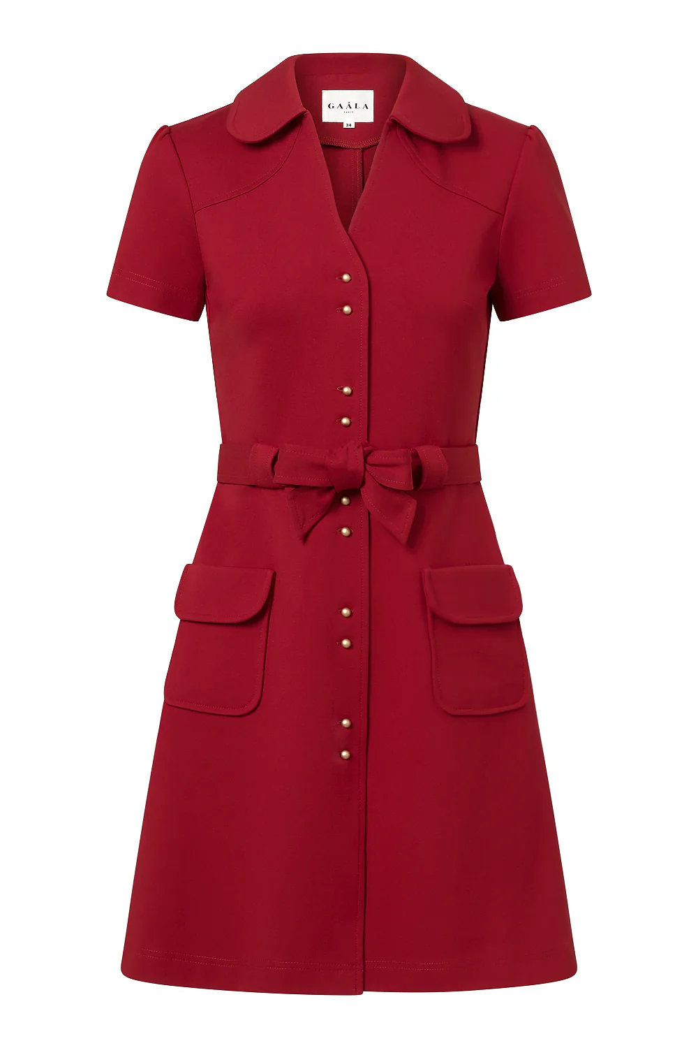 Paris Belted Dress - Image 4