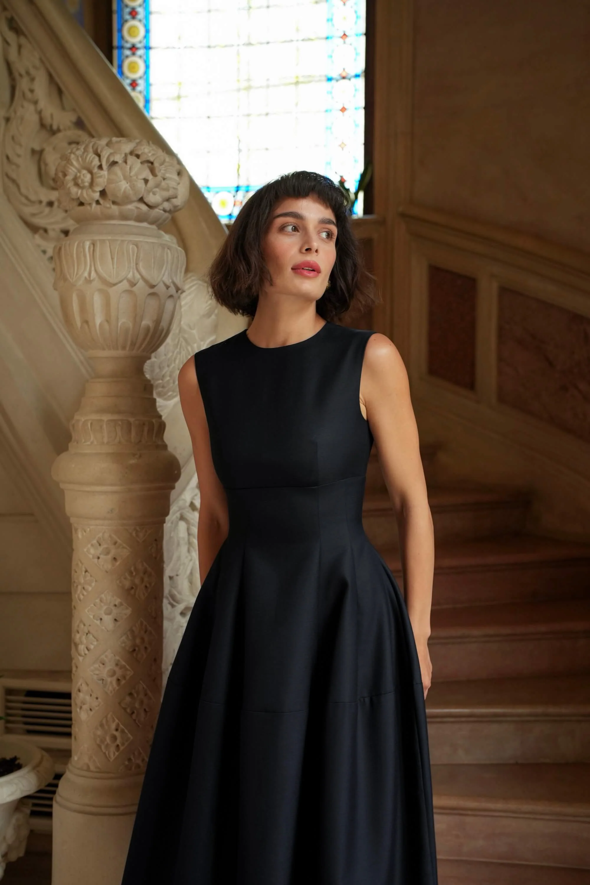 Mirienne Acetate Wool Dress - Image 5