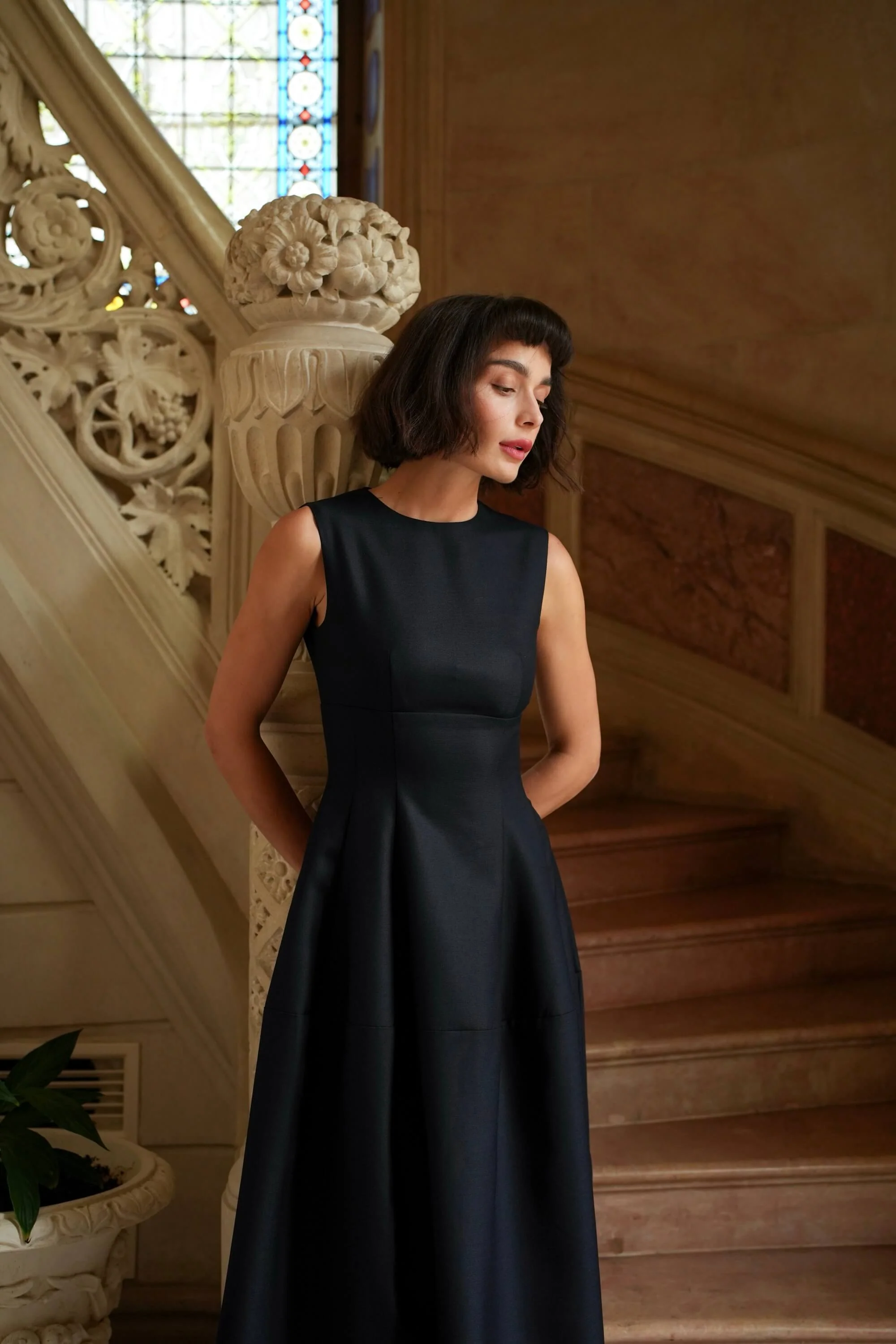 Mirienne Acetate Wool Dress - Image 7