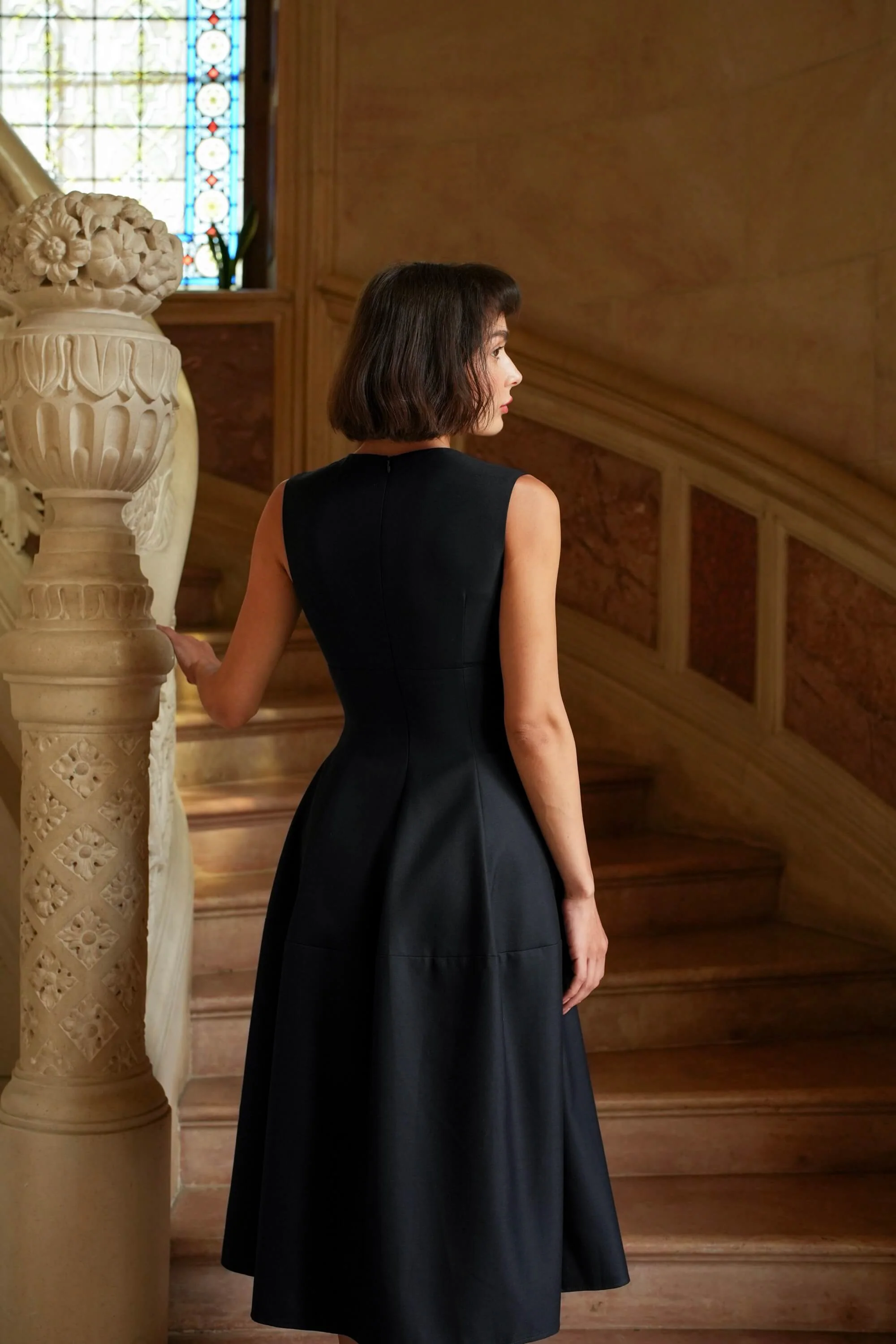 Mirienne Acetate Wool Dress - Image 9