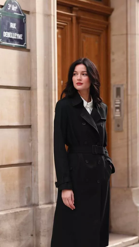 Kelianne Wool Trench Coat - Image 4