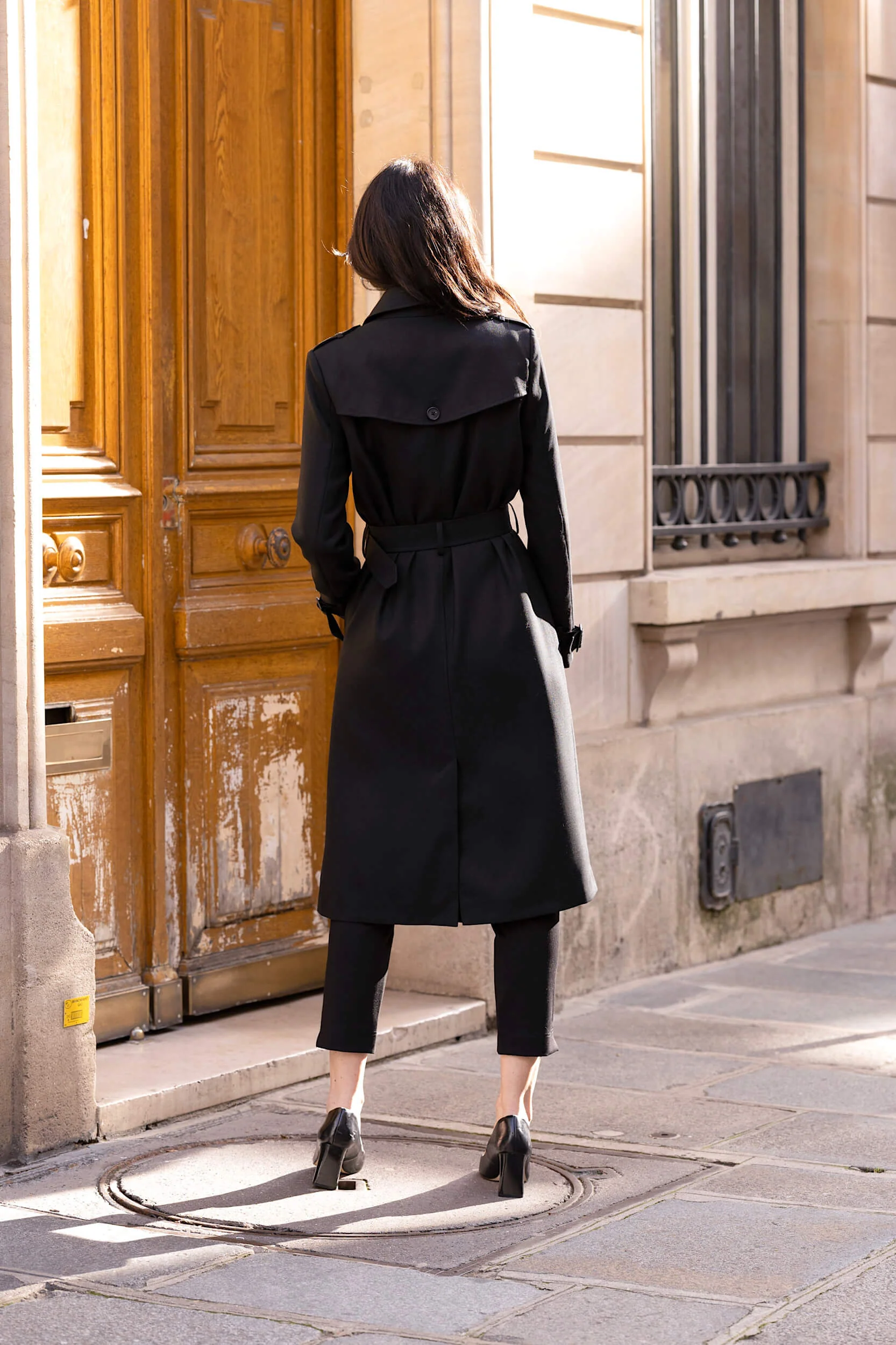 Kelianne Wool Trench Coat - Image 8