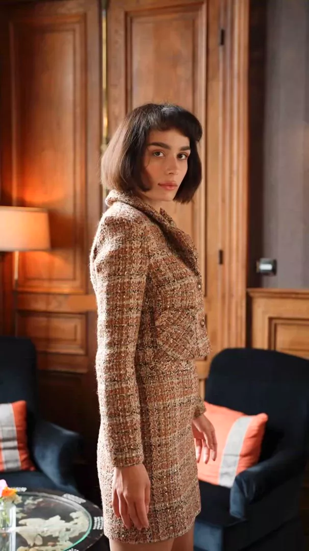 Madina Tweed Two Piece - Image 3